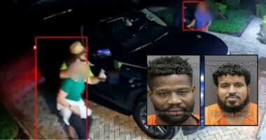 Men put AirTags on couple's SUV, followed them home: Cops