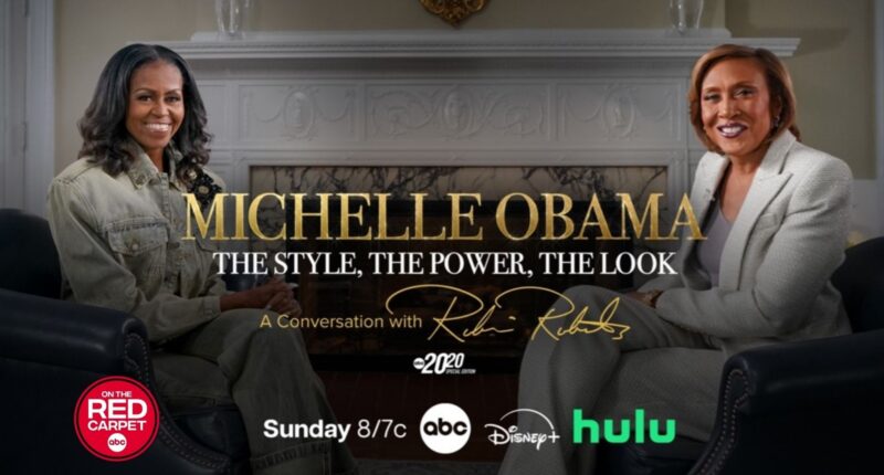 Michelle Obama breaks down her style evolution with Robin Roberts in a 'Special Edition of 20/20' ahead of 'The Look' book release