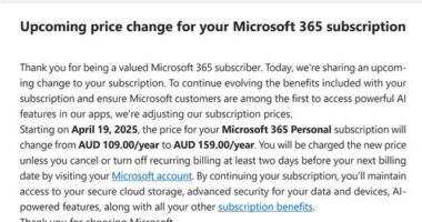 Microsoft Australia is facing court action for allegedly misleading 2.7 million Australians into buying a more expensive subscription plan that includes its AI bot Copilot.