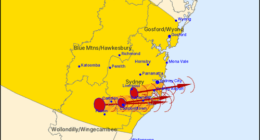 A severe thunderstorm warning for Sydney on October 17.
