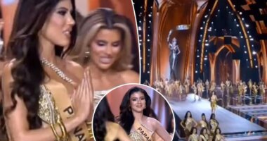 Miss Panama beauty queen Isamar Herrera’s awkward onstage blunder goes viral — leaving viewers mortified