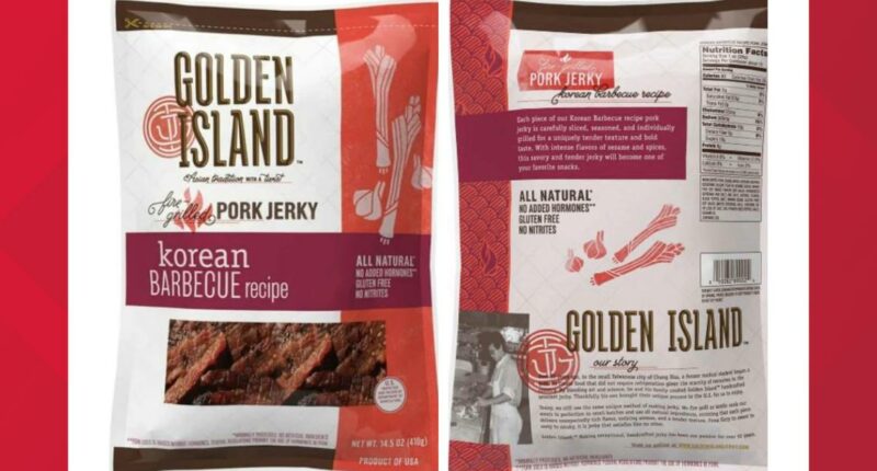 More than 2 million pounds of barbecue pork jerky recalled over metal contamination