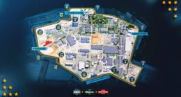Graphic of the NASCAR San Diego race layout