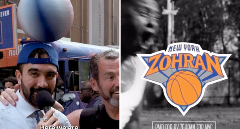 NY Knicks issue Zohran Mamdani cease and desist over logo in campaign ad