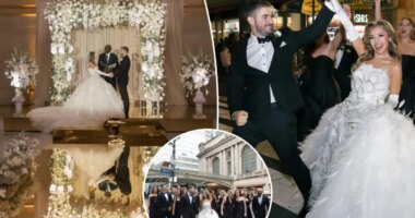 NYC bride basks in dream wedding at Grand Central — the iconic hub's first in more than a decade: 'The best party ever'