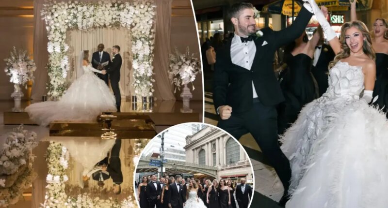 NYC bride basks in dream wedding at Grand Central — the iconic hub's first in more than a decade: 'The best party ever'