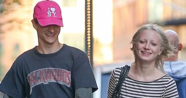 Naomi Watts' daughter Kai Schreiber, 16, holds hands with mystery man