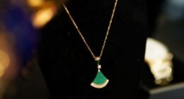 A﻿ designer Bulgari gold diamond necklace worth $11k as well as other pricey jewellery is up for grabs as part of an auction of lost property found at an Australia airport.