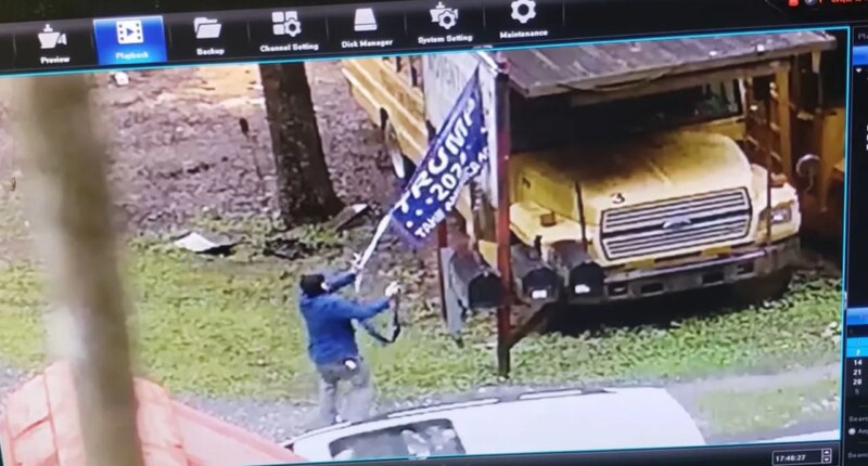 North Carolina man recounts shooting after Trump banner torn from mother’s yard: 'Some people just snap'
