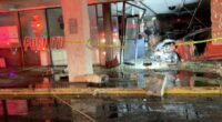 Northside store owner faces loss after car crash fire