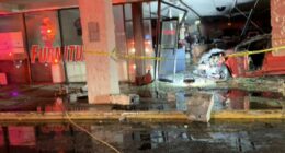 Northside store owner faces loss after car crash fire