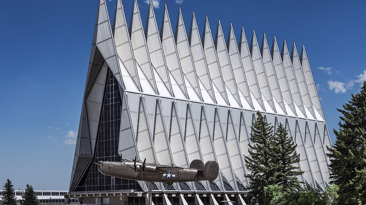 Outraged Trump blasts $335m cost of restoring CHAPEL on Air Force base