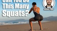 Fit woman in a black sports outfit doing a squat exercise on the. Over 45? If You Can Do This Many Squats Without Stopping, Your Leg Strength Beats 90% of Your Age Group. Cover