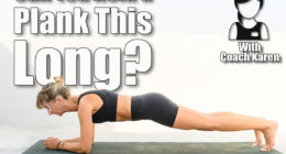 Young Athlete Female in Plank Pose. Over 45? If You Can Hold This Kind of Plank This Long, Your Core Is Elite. Cover