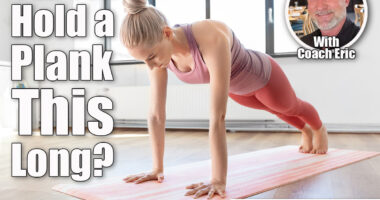 fitness, sport and yoga concept - young woman doing high plank exercise on mat at home. Over 50? If You Can Hold a Plank for This Long, Your Core Is Stronger Than Most. Cover