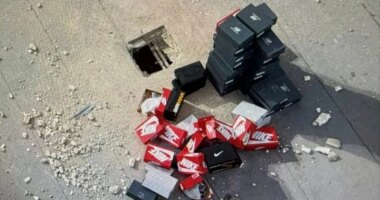 PHOTOS: Thieves cut through roof, steal hundreds of shoes in Florida mall heist
