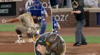 Padres beside themselves after controversial strikeout call