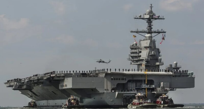 Pentagon sends largest aircraft carrier to Caribbean amid boat strikes