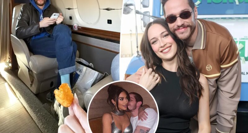 Pete Davidson surprises pregnant girlfriend with private jet date after Kim Kardashian fling resurfaces