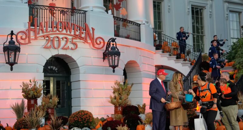 Photos: Trumps host Halloween event at White House