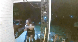Police release major update after viral video shows screaming woman being pulled from doorway