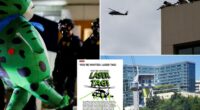 Portland emergency helicopters divert from hospital over laser party ICE threats