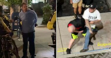 Portland police arrest conservative journalist on another night of chaotic anti-ICE clashes