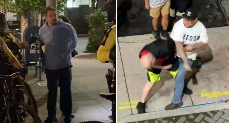 Portland police arrest conservative journalist on another night of chaotic anti-ICE clashes