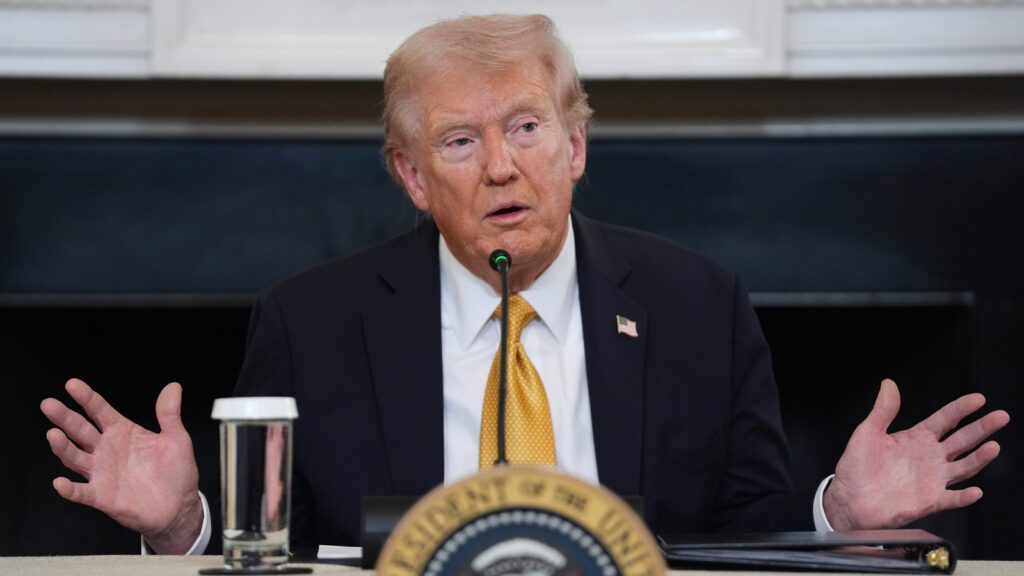 President Donald Trump says he's terminating all trade negotiations with Canada over anti-tariff television advertisement campaign