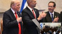 President Trump hailed as a 'colossus' and 'giant of Jewish history'