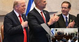 President Trump hailed as a 'colossus' and 'giant of Jewish history'