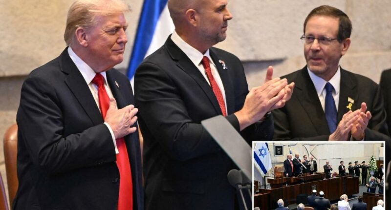 President Trump hailed as a 'colossus' and 'giant of Jewish history'