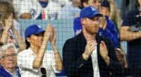 Prince Harry & Meghan Markle's Dodgers World Series Outing: Photos