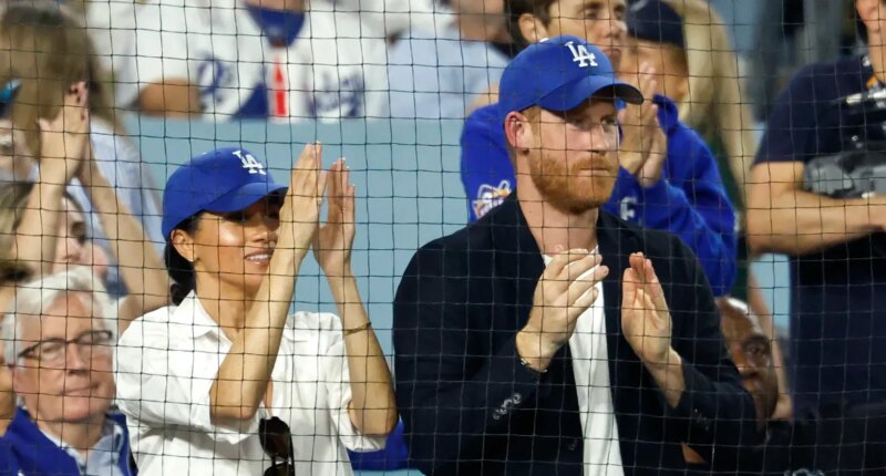 Prince Harry & Meghan Markle's Dodgers World Series Outing: Photos