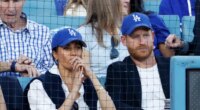 Prince Harry and Meghan Markle Cheer Dodgers on at World Series Game 4