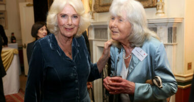 Queen Camilla remembers Dame Jilly Cooper's desire to get 'absolutely plastered' in literary event tribute