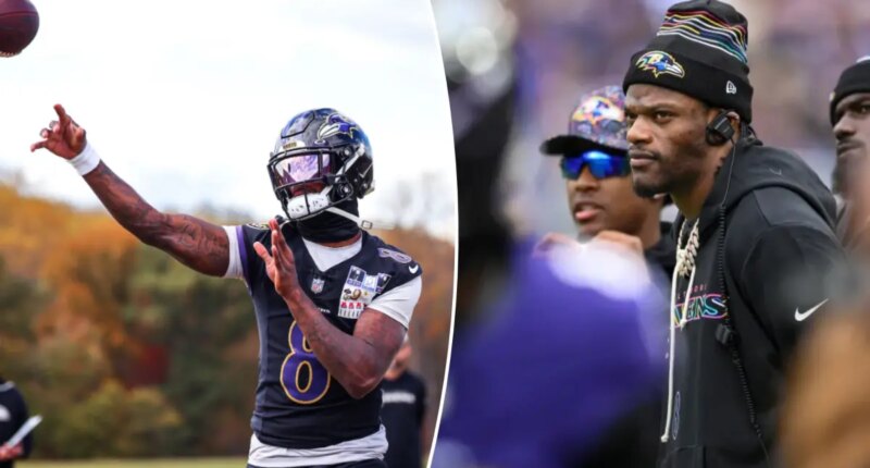 Ravens QB Lamar Jackson returns to practice ahead of Week 8 game vs. Bears