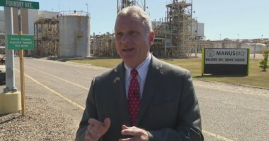 Rep. Buddy Carter visits Manus Bio in Augusta on Friday