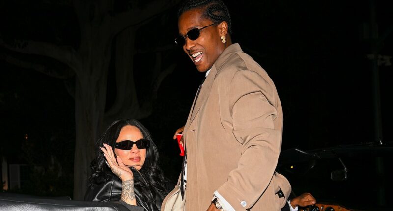 Rihanna steps out for first time since welcoming third child