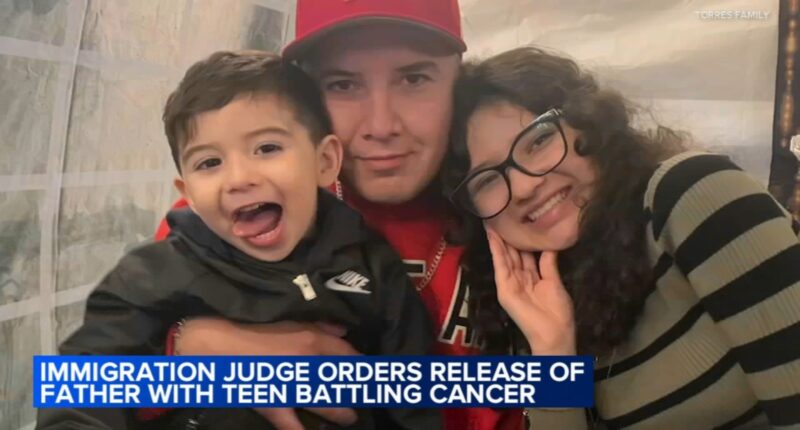 Ruben Torres Maldonado, detained by federal immigration agents in Niles while daughter has cancer, released