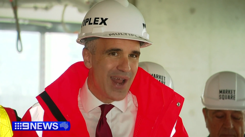 SA premier Peter Malinauskas today pledged $500 million to unlock housing inside central Adelaide, if Labor holds onto power at the March election.