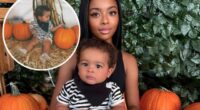 SKAI JACKSON ENJOYS A DAY OF FUN AT THE PUMPKIN PATCH WITH HER MOM AND SON