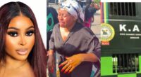 Sarah Martins cries out as KAI officials allegedly assault her during charity cooking in Lekki.