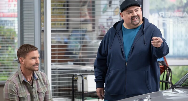 'Shifting Gears' Season 2 Exclusive: Gabriel "Fluffy" Iglesias stops by the garage to roast Jay Leno with Tim Allen