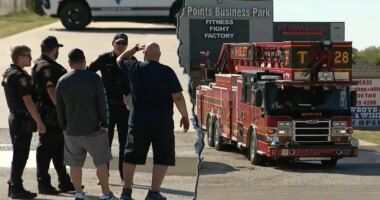 Small plane crashes near Hicks Airfield in Texas, reportedly causing multiple semi-truck fires