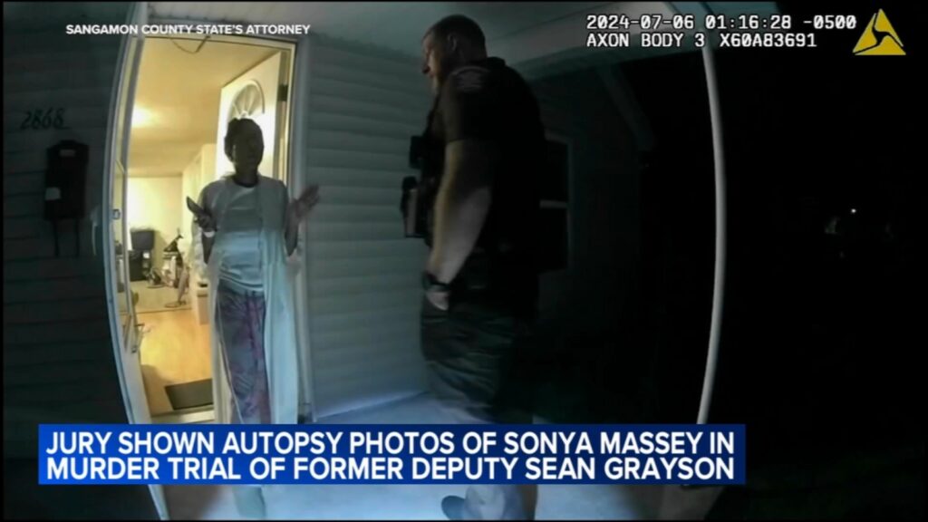 Sonya Massey death: Jury shown autopsy photos as testimony continues in murder trial of former Illinois deputy Sean Grayson