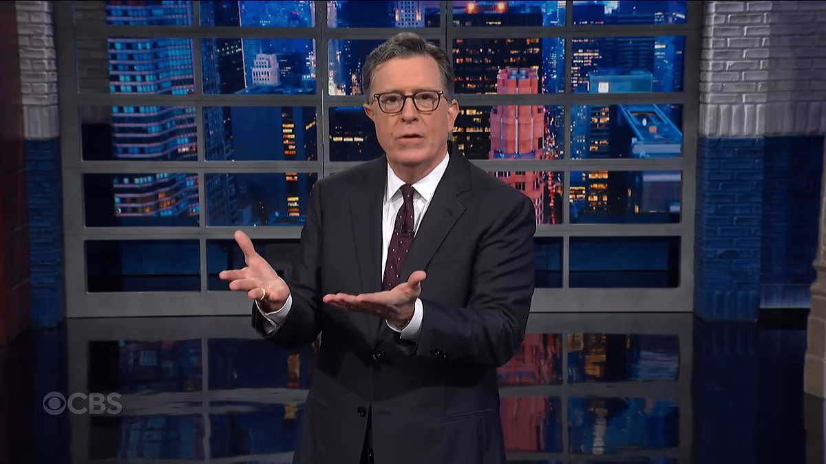 Stephen Colbert HAILS Trump for peace deal if effort to save show