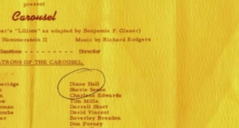 Steve Martin posts a college playbill featuring Diane Keaton