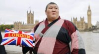 Sumo wrestlers slam into London for the first time in decades