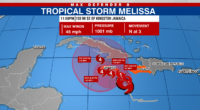 Tampa Bay community watching closely as Tropical Storm Melissa gains strength